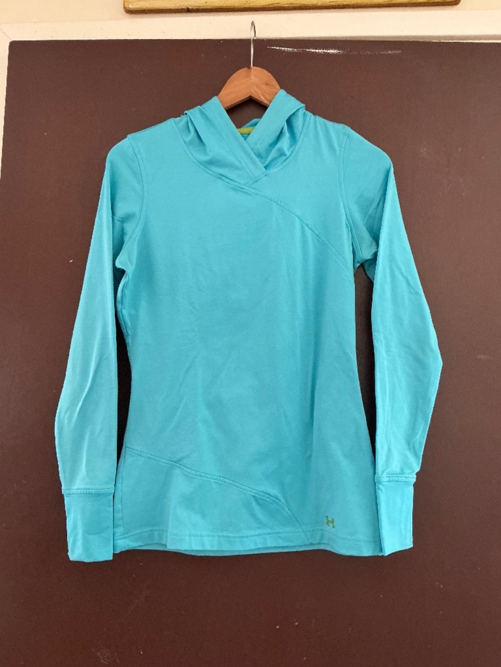 Under Armor, Blue hoodie, size SM